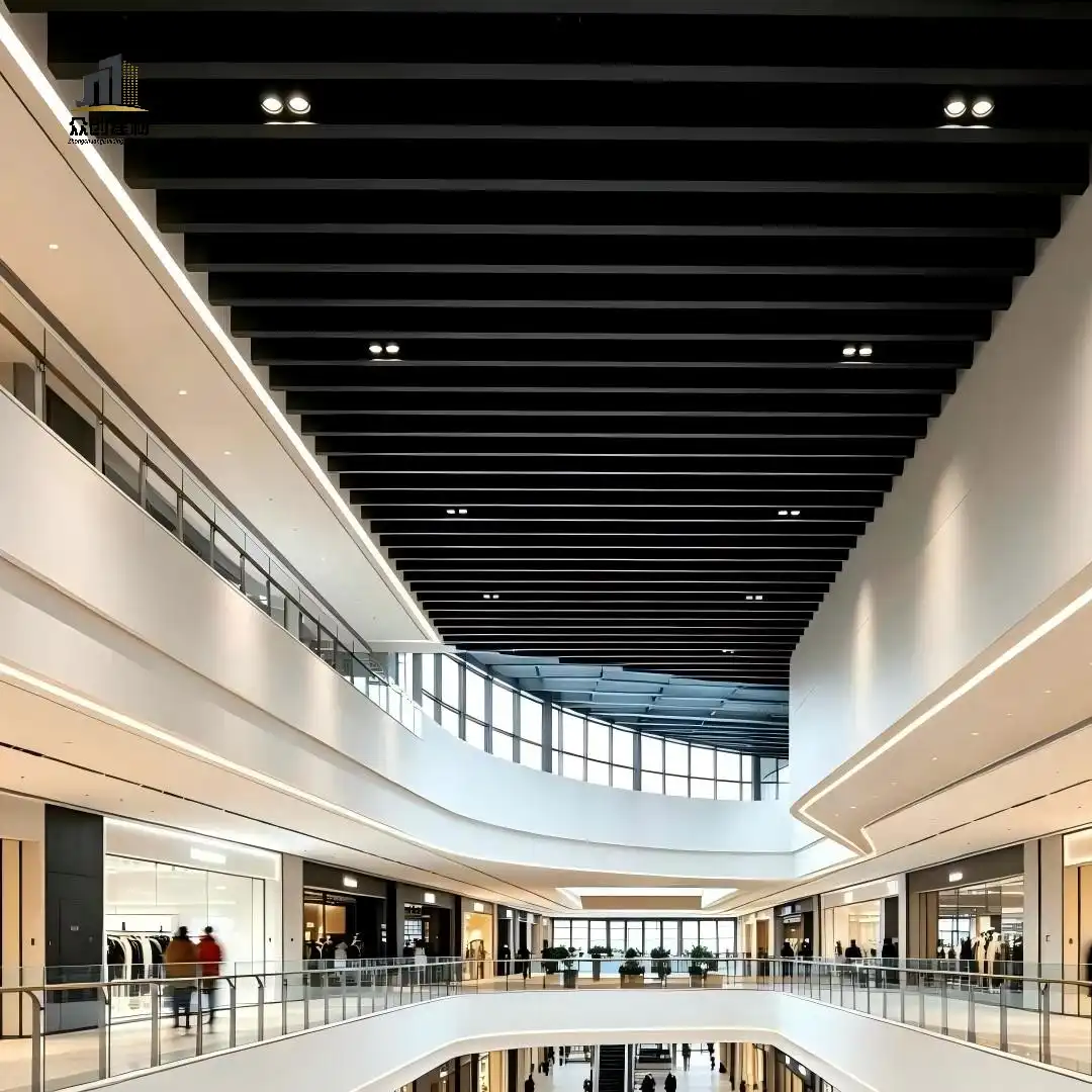 Powder Coated Aluminum U‑Channels | Suspended Linear Metal Ceiling Tiles